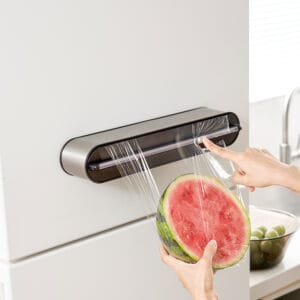 Rollenhouder zwart_aluminium met fruit