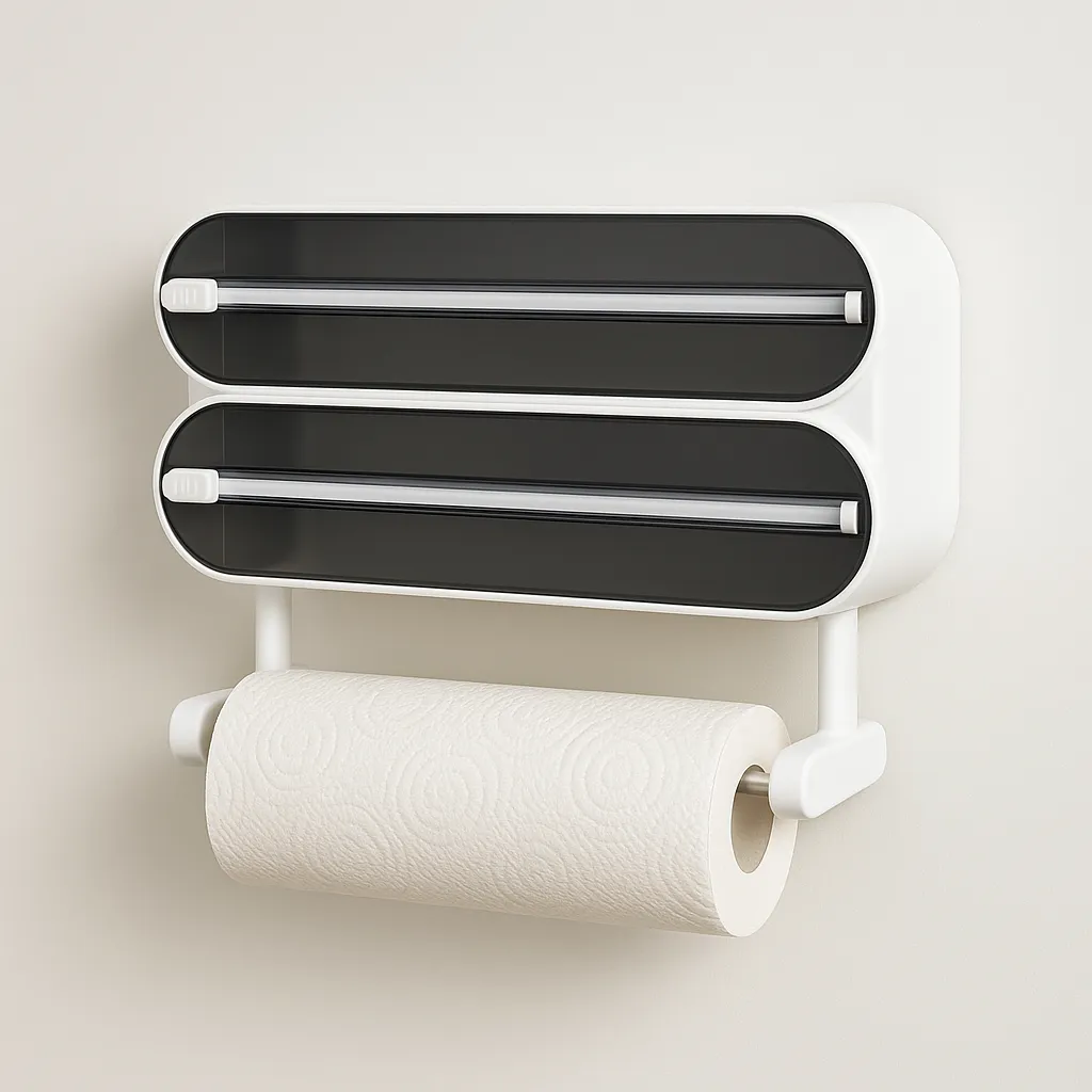 3 in 1 rollenhouder donkergrijs DKE product foto 2