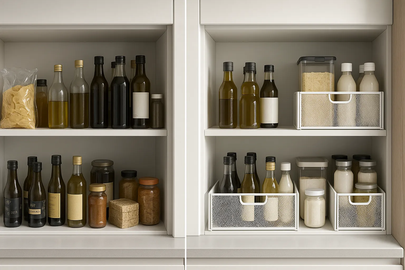 before after schuiflades